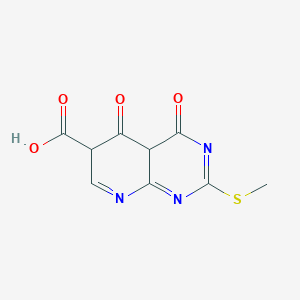 2-Methylsulfanyl-4,5-dioxo-4a,6-dihydropyrido[2,3-d]pyrimidine-6-carboxylic acid