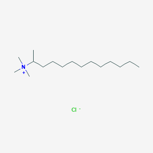 molecular formula C16H36ClN B1212016 N-(1-Methyldodecyl)-N,N,N-trimethylammonium CAS No. 52234-85-2