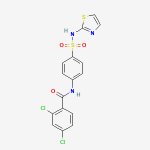 2,4-dichloro-N-[4-(1,3-thiazol-2-ylsulfamoyl)phenyl]benzamide