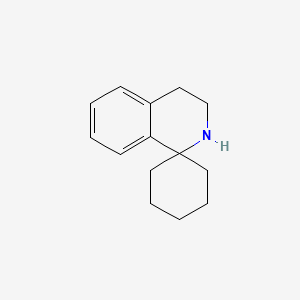 molecular formula C14H19N B1212019 1,1-Pentamethylenetetrahydroisoquinoline CAS No. 89248-68-0