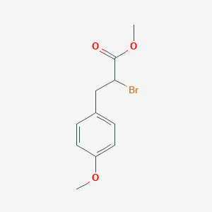 molecular formula C11H13BrO3 B12120201 Methyl 2-bromo-3-(4-methoxyphenyl)propanoate 