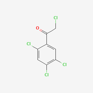 molecular formula C8H4Cl4O B1212022 2-氯-1-(2,4,5-三氯苯基)乙酮 CAS No. 1201-42-9