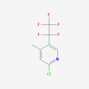 2-Chloro-4-methyl-5-pentafluoroethyl-pyridine