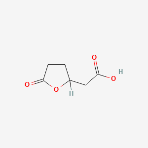 molecular formula C6H8O4 B1212025 3-Hidroxiácido adípico lactona 3,6 CAS No. 60551-20-4