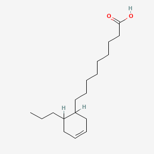 molecular formula C18H32O2 B1212027 9-(6-Propylcyclohex-3-en-1-yl)nonanoic acid CAS No. 75779-89-4