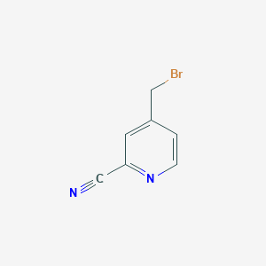 molecular formula C7H5BrN2 B121203 4-(Bromomethyl)picolinonitrile CAS No. 153993-99-8