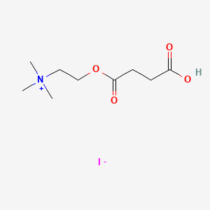 molecular formula C9H18INO4 B1212031 琥珀酰胆碱碘化物 CAS No. 14720-92-4