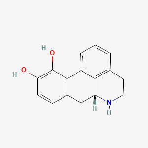 molecular formula C16H15NO2 B1212033 Norapomorphine CAS No. 478-76-2