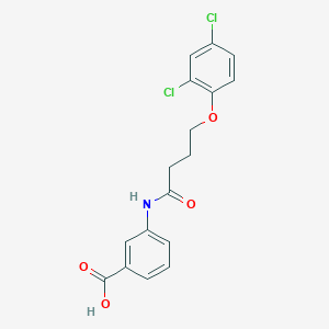 3-[4-(2,4-Dichlorophenoxy)butanamido]benzoic acid