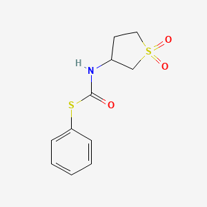 N-(1,1-dioxothiolan-3-yl)phenylthiocarboxamide