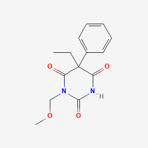 molecular formula C14H16N2O4 B1212035 N-Methoxymethylphenobarbital CAS No. 42013-65-0