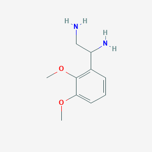 molecular formula C10H16N2O2 B12120381 1-(2,3-Dimethoxy-phenyl)-ethane-1,2-diamine 