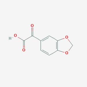 molecular formula C9H6O5 B121205 2-(Benzo[d][1,3]dioxol-5-yl)-2-oxoacetic acid CAS No. 62396-98-9