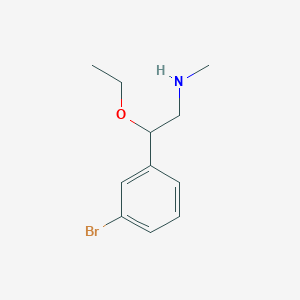 2-(3-bromophenyl)-2-ethoxy-N-methylethanamine