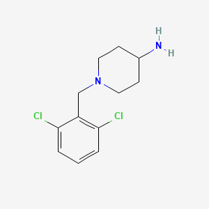 molecular formula C12H16Cl2N2 B12120561 4-Amino-1-(2,6-dichlorobenzyl)piperidine 