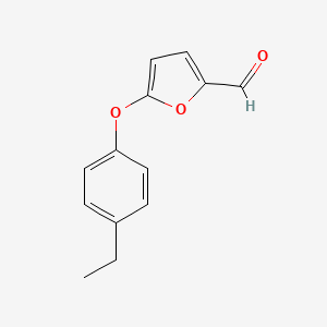 5-(4-Ethylphenoxy)furan-2-carbaldehyde