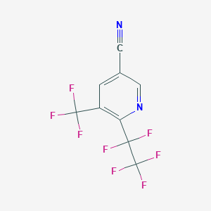 6-Pentafluoroethyl-5-trifluoromethyl-nicotinonitrile