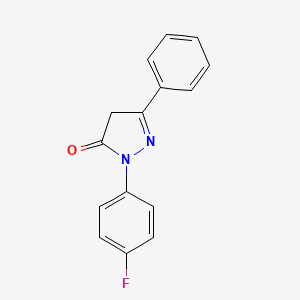 1-(4-Fluorophenyl)-3-phenyl-1h-pyrazol-5(4h)-one