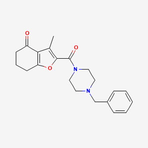 2-[(4-benzylpiperazin-1-yl)carbonyl]-3-methyl-6,7-dihydro-1-benzofuran-4(5H)-one