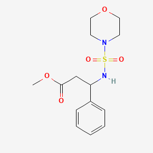 Methyl 3-[(morpholine-4-sulfonyl)amino]-3-phenylpropanoate