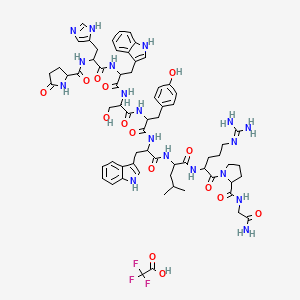 molecular formula C66H83F3N18O15 B12120800 (D-His2)-triptorelin 