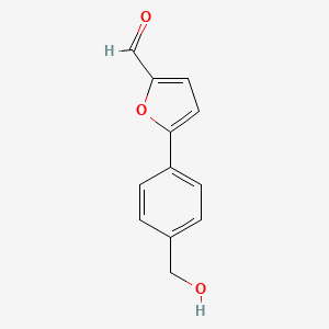 5-[4-(Hydroxymethyl)phenyl]furan-2-carbaldehyde