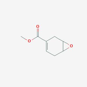 molecular formula C8H10O3 B121209 Methyl 7-oxabicyclo[4.1.0]hept-3-ene-3-carboxylate CAS No. 156413-21-7