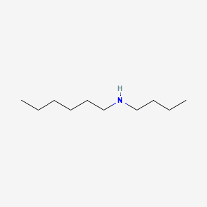 molecular formula C10H23N B1212094 Hexylamine, N-butyl- CAS No. 38202-69-6