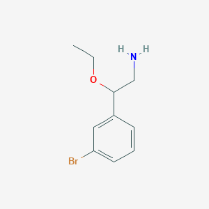 2-(3-Bromophenyl)-2-ethoxyethanamine