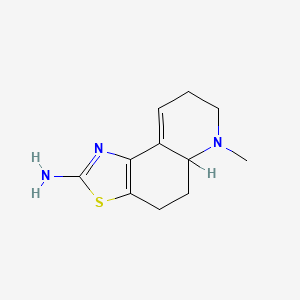 6-Methyl-4,5,5a,6,7,8-hexahydrothiazolo(4,5-f)quinolin-2-amine