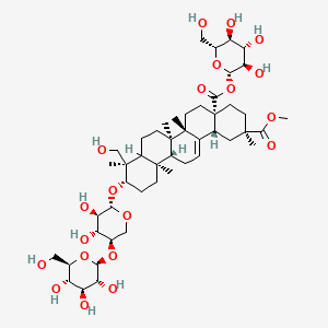 molecular formula C48H76O20 B1212109 Esculentoside L CAS No. 130364-33-9