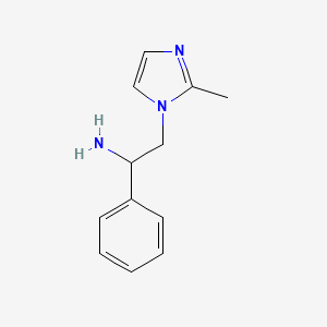 2-(2-Methyl-1H-imidazol-1-YL)-1-phenylethanamine