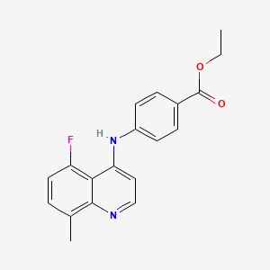 Ethyl 4-((5-fluoro-8-methylquinolin-4-yl)amino)benzoate