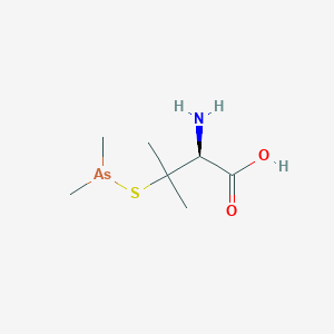 molecular formula C7H16AsNO2S B1212120 Dmapa CAS No. 85653-38-9