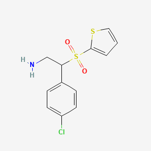 Benzeneethanamine, 4-chloro-beta-(2-thienylsulfonyl)-