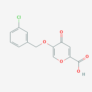 5-((3-Chlorobenzyl)oxy)-4-oxo-4H-pyran-2-carboxylic acid