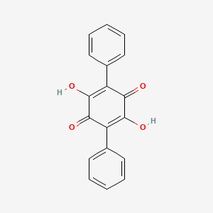 molecular formula C18H12O4 B1212150 多孔酸 CAS No. 548-59-4
