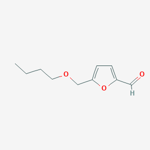 molecular formula C10H14O3 B12121513 5-(Butoxymethyl)furan-2-carbaldehyde 