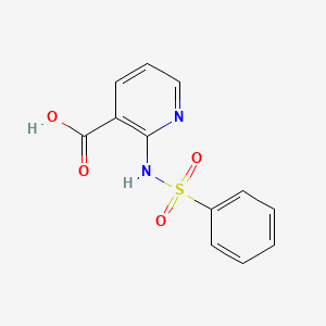 3-Pyridinecarboxylic acid, 2-[(phenylsulfonyl)amino]-