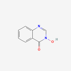 molecular formula C8H6N2O2 B12121696 4-Quinazolinol, 3-oxide CAS No. 7152-38-7