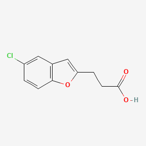 beta-(5-Chlorbenzofur-2-yl)-propionsaeure