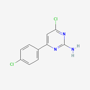 4-Chloro-6-(4-chlorophenyl)pyrimidin-2-amine