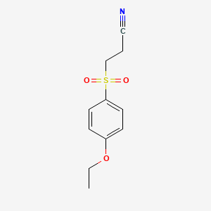 Propanenitrile, 3-[(4-ethoxyphenyl)sulfonyl]-