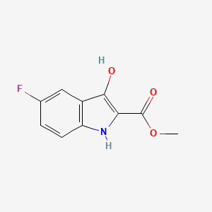 methyl 5-fluoro-3-hydroxy-1H-indole-2-carboxylate