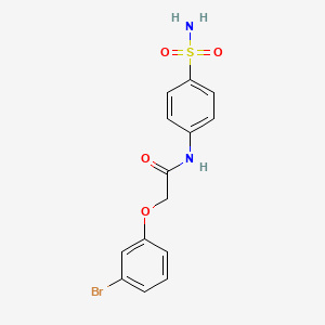 2-(3-bromophenoxy)-N-(4-sulfamoylphenyl)acetamide