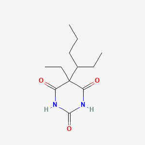 molecular formula C12H20N2O3 B1212192 四巴比妥 CAS No. 76-23-3