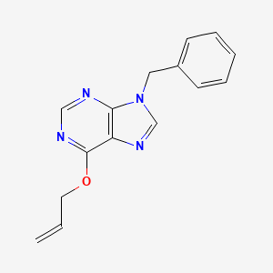 9H-Purine, 9-(phenylmethyl)-6-(2-propenyloxy)-