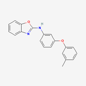 molecular formula C20H16N2O2 B12122029 Benzoxazol-2-yl[3-(3-methylphenoxy)phenyl]amine 