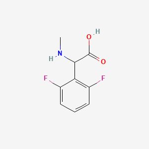 2-(2,6-Difluorophenyl)-2-(methylamino)acetic acid