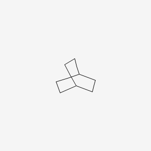 molecular formula C8H14 B1212218 Bicyclo[2.2.2]octane CAS No. 280-33-1